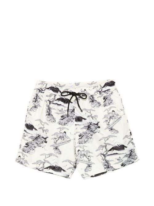 Shorts uomo con fantasia all-over MAUNA KEA | MKU203SN
